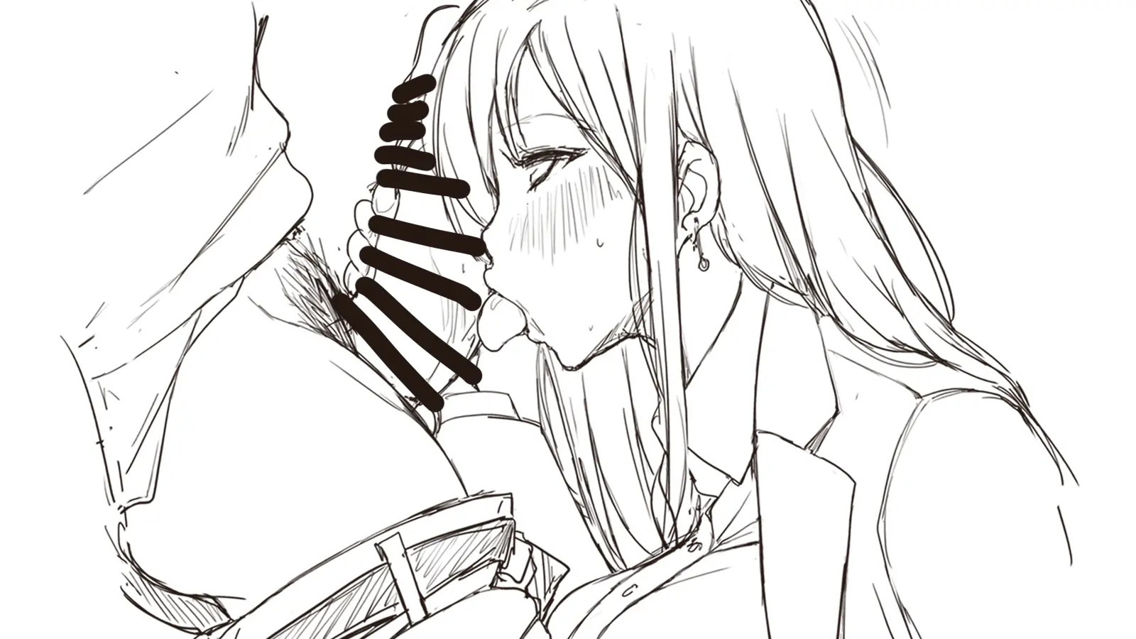 Watashi To Kareshi To Aitsu No Jijou_Rough Sketch